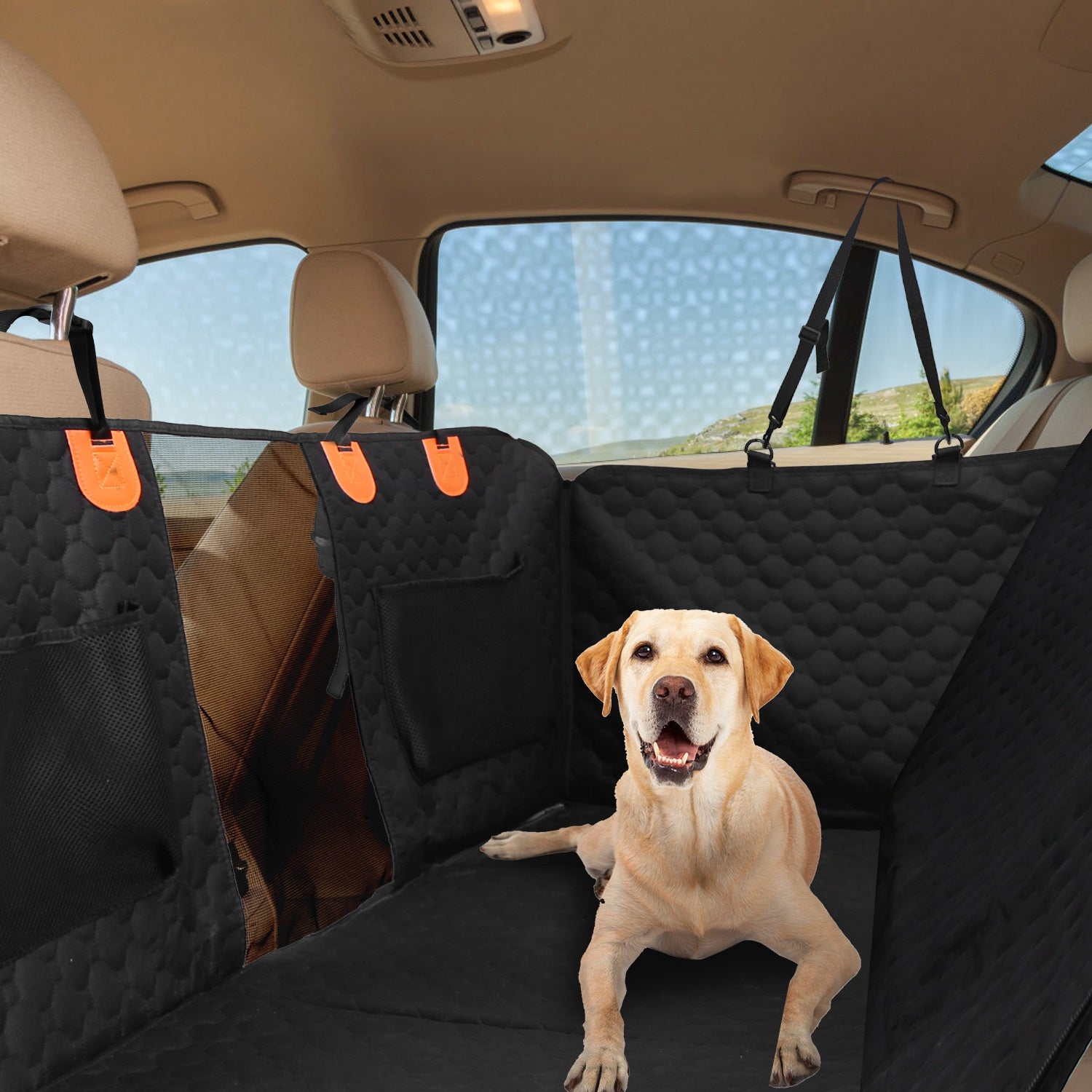 Waterproof Dog Hammock Car Seat Cover