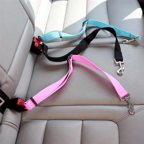 Adjustable Pet Car Seat Belt – Secure & Tangle-Free