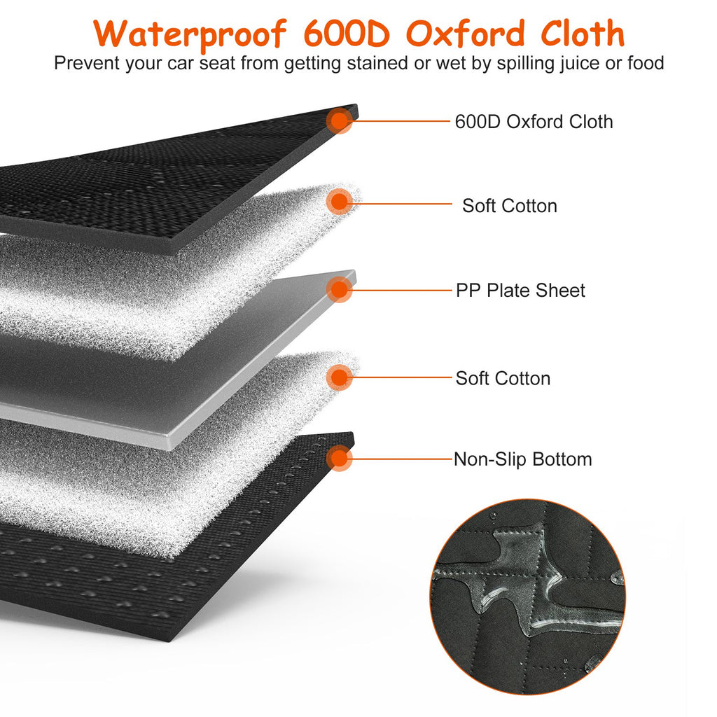 Waterproof Dog Hammock Car Seat Cover