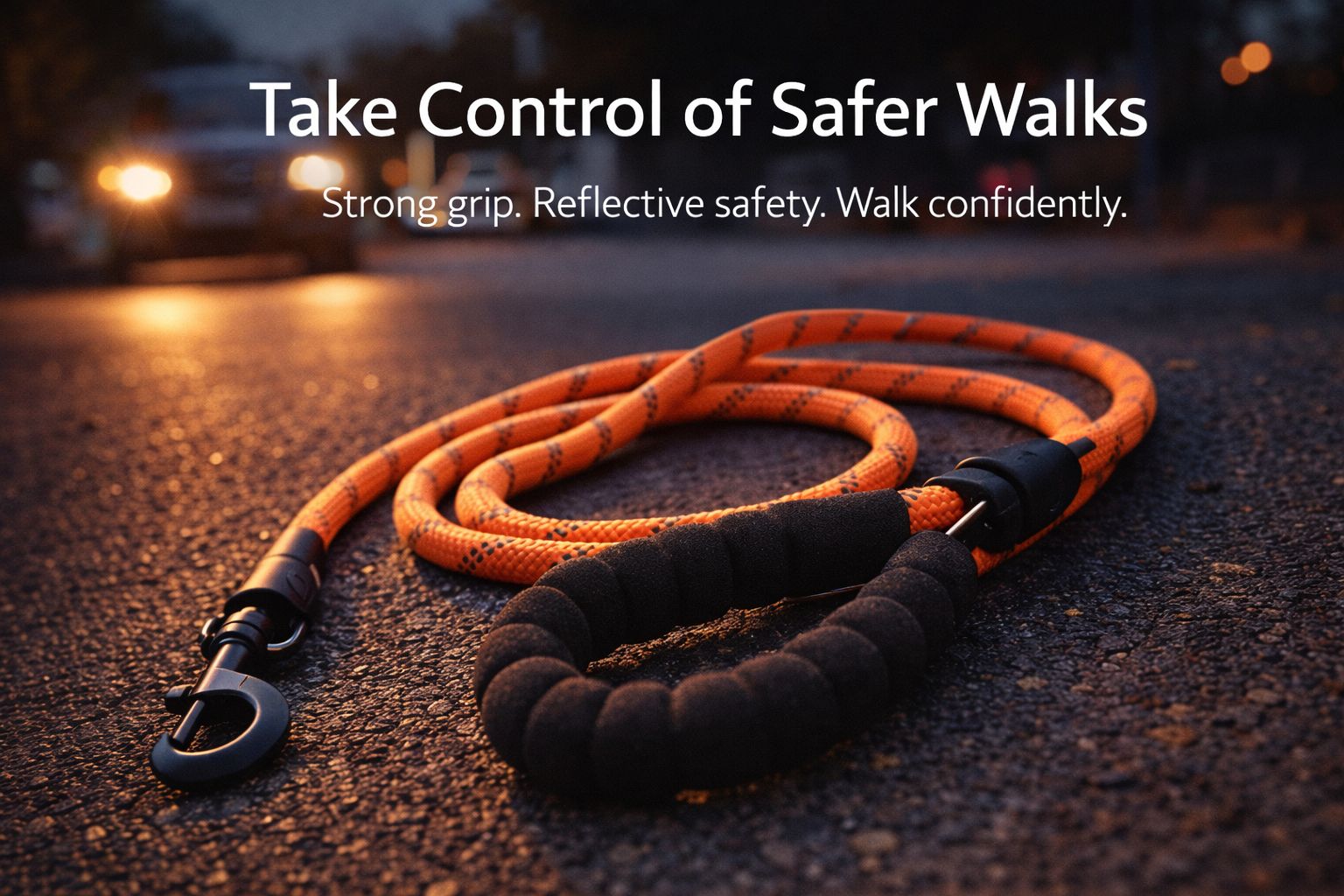 Durable Dog Reflective Rope Leash