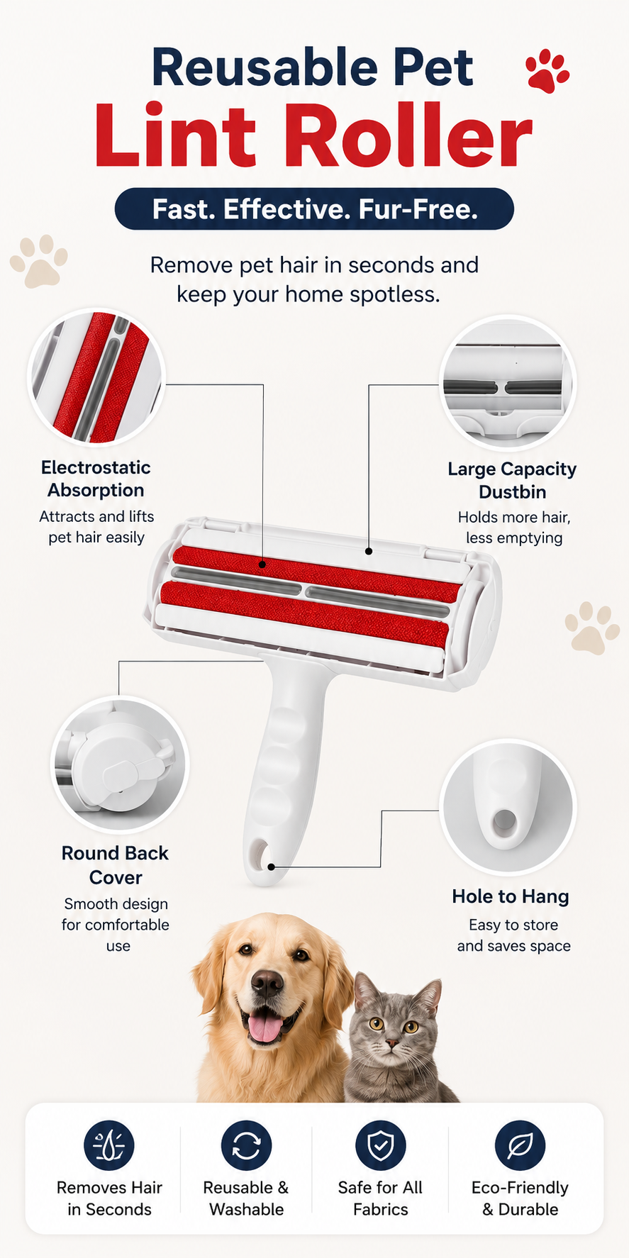 The reusable lint roller that saves money & actually works