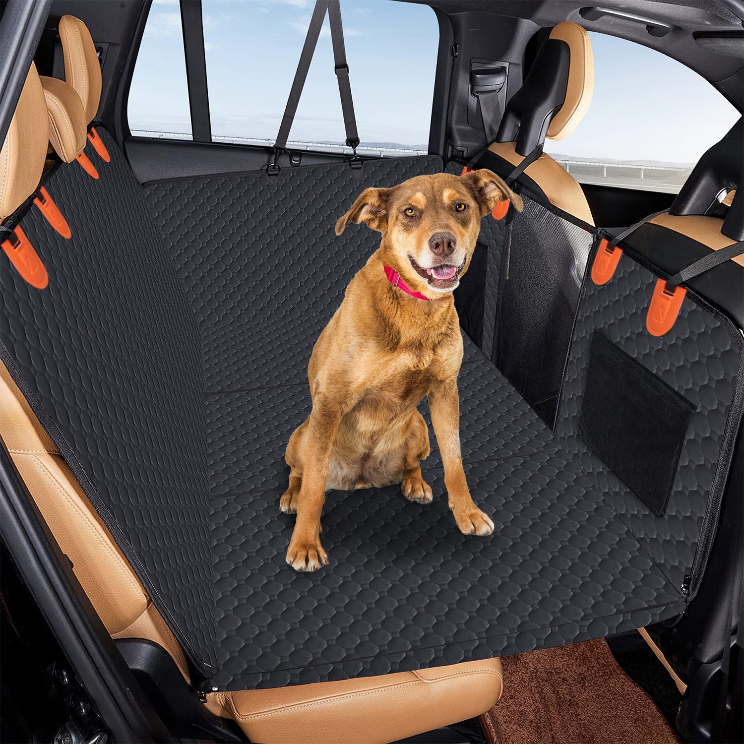 Waterproof Dog Hammock Car Seat Cover