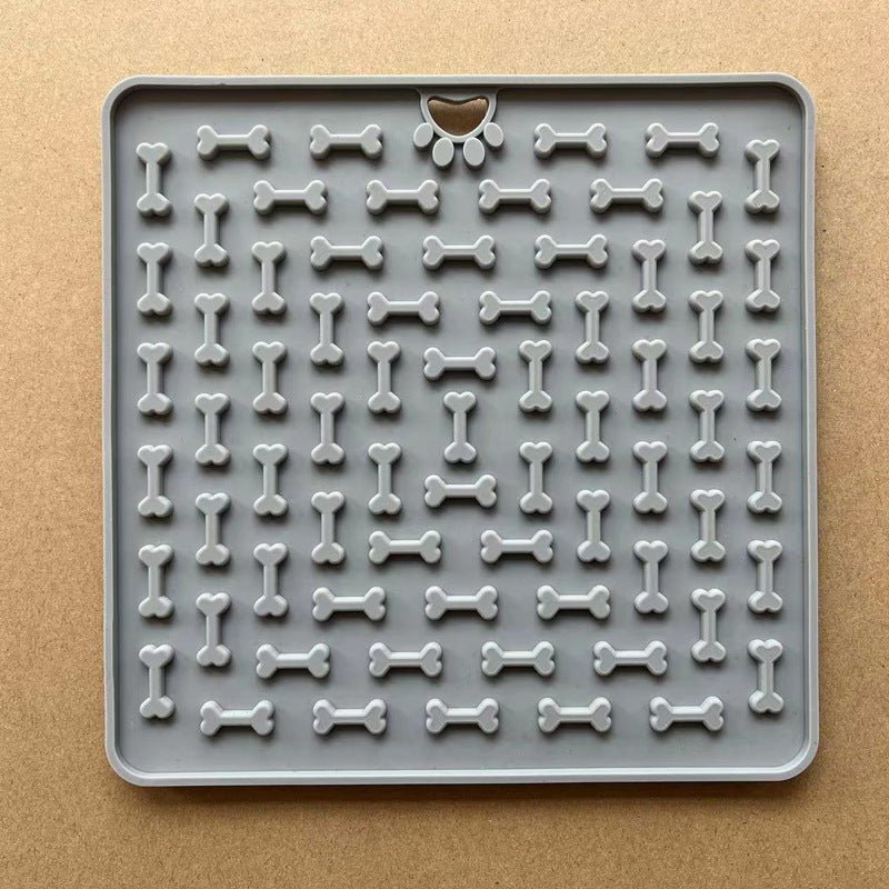 Dog Lick Mat Slow Feeder – Silicone Anxiety Relief & Boredom Reducer for Dogs